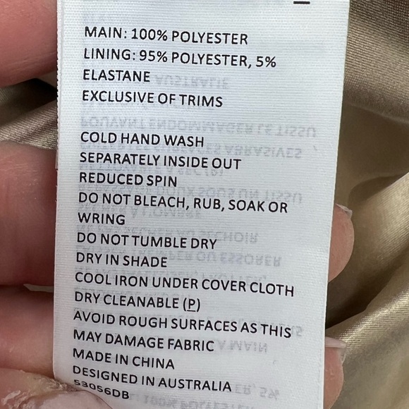 BARDOT Tayla Lace Dress Pink Beetroot New With Tags Size US Small 6 - Picture 15 of 16